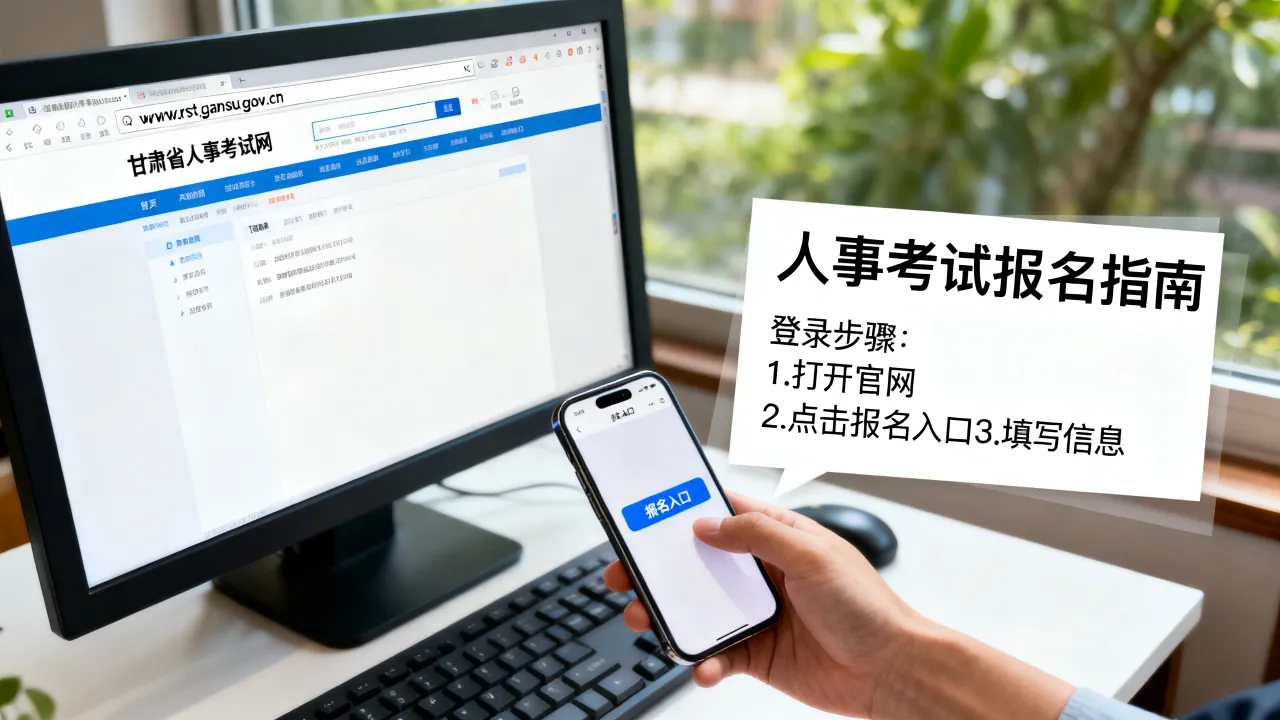 甘肃省人事考试网官网是什么?怎么登录报名入口,官方网址-图2 甘肃省人事考试网官网是什么?怎么登录报名入口,官方网址-图2