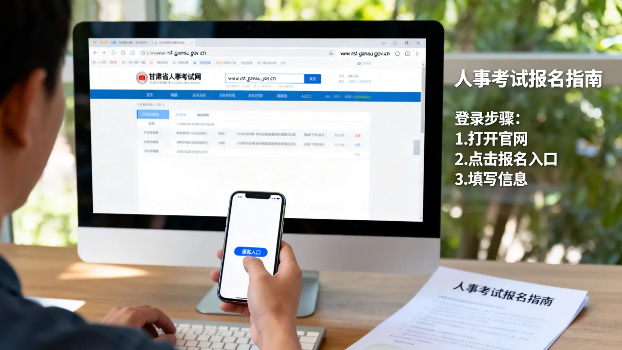 甘肃省人事考试网官网是什么?怎么登录报名入口,官方网址-图3 甘肃省人事考试网官网是什么?怎么登录报名入口,官方网址-图3