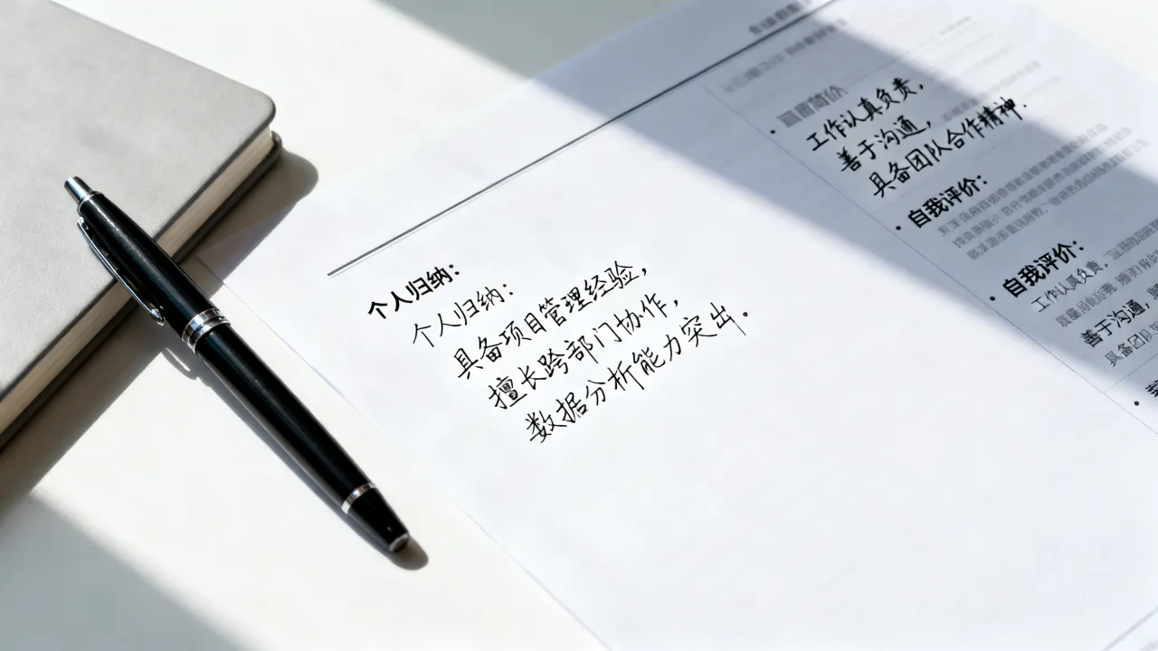 简历的个人归纳怎么写，简历自我评价怎么写-图2