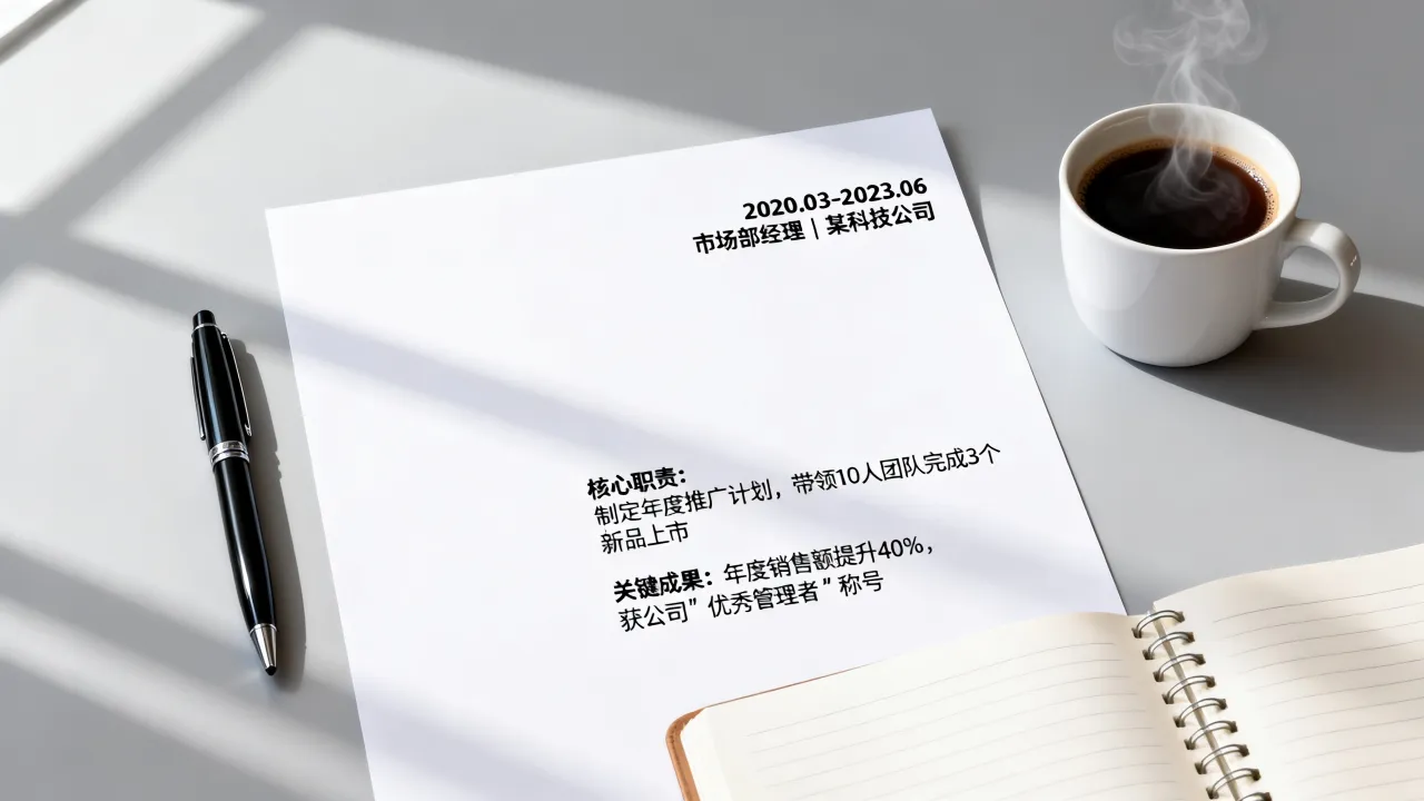 个人工作经验怎么写，简历工作经验怎么写才吸引人-图2