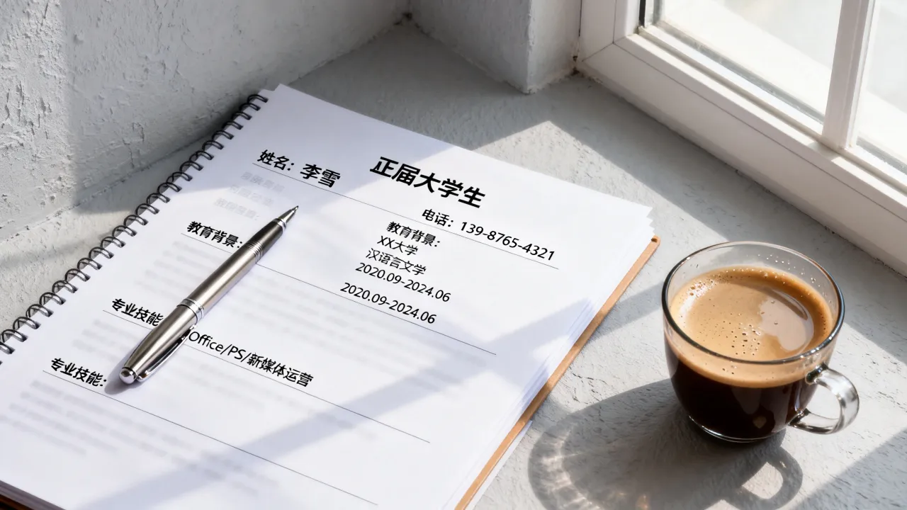 应届大学生简历怎么写,应届生简历模板范文怎么写-图1 应届大学生简历怎么写,应届生简历模板范文怎么写-图1