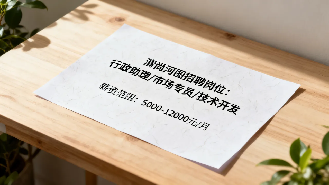 清尚河图招聘是真的吗,清尚河图招聘岗位工资多少-图1 清尚河图招聘是真的吗,清尚河图招聘岗位工资多少-图1