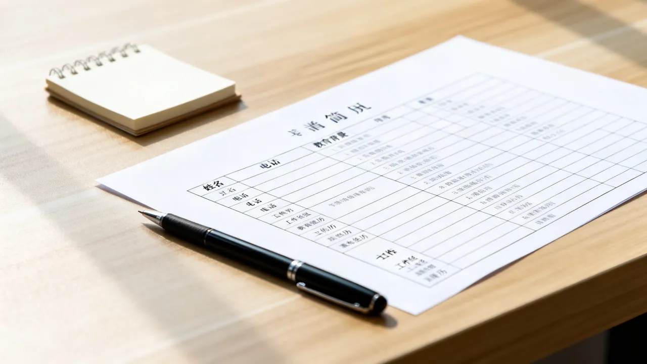 报名表个人简历怎么写？个人简历填写模板与注意事项有哪些？-图2