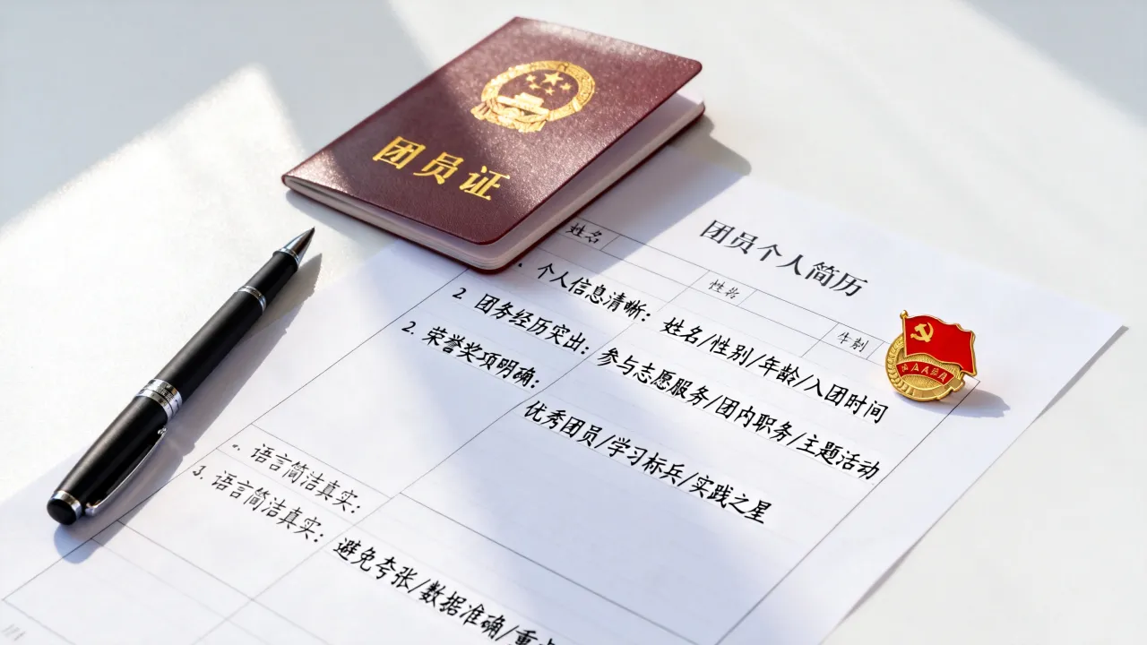 优秀团员个人简历怎么写,有哪些写作要点和注意事项-图3 优秀团员个人简历怎么写,有哪些写作要点和注意事项-图3