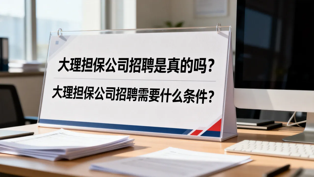 大理担保公司招聘是真的吗？大理担保公司招聘需要什么条件？-图2