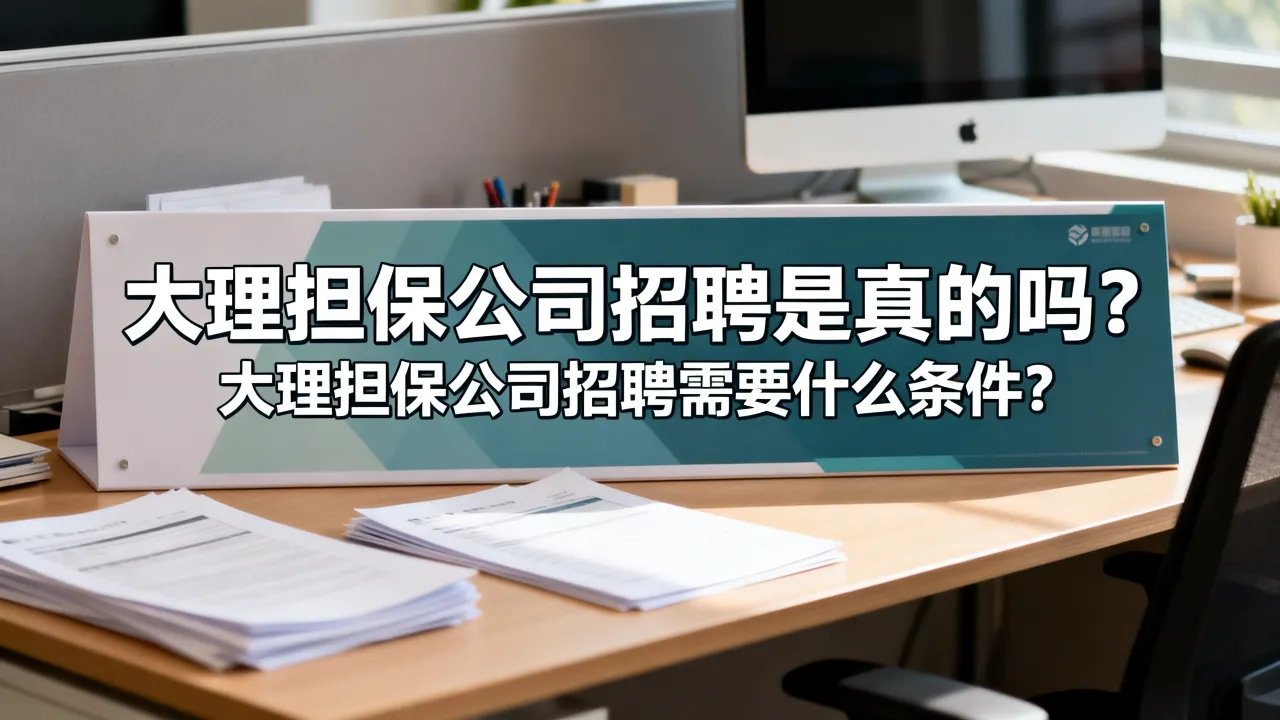 大理担保公司招聘是真的吗？大理担保公司招聘需要什么条件？-图3