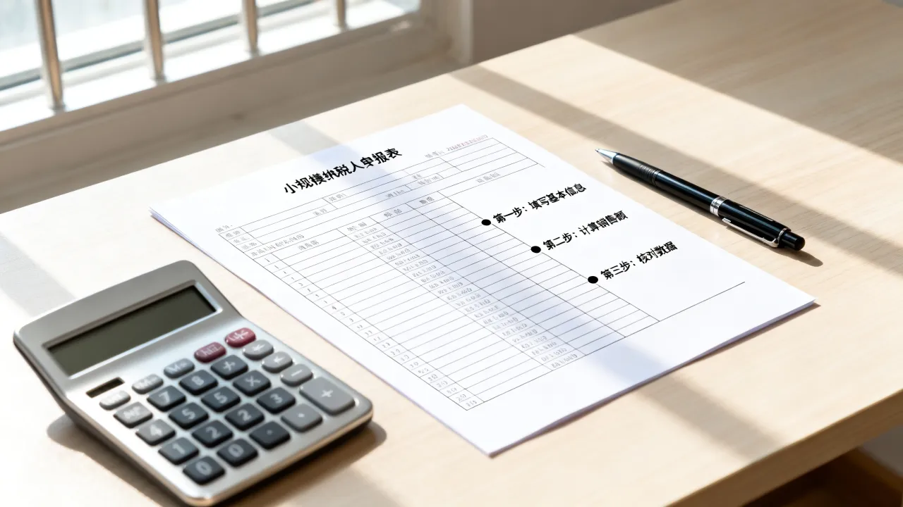 小规模申报表如何填写，小规模纳税人申报表填写步骤有哪些-图1