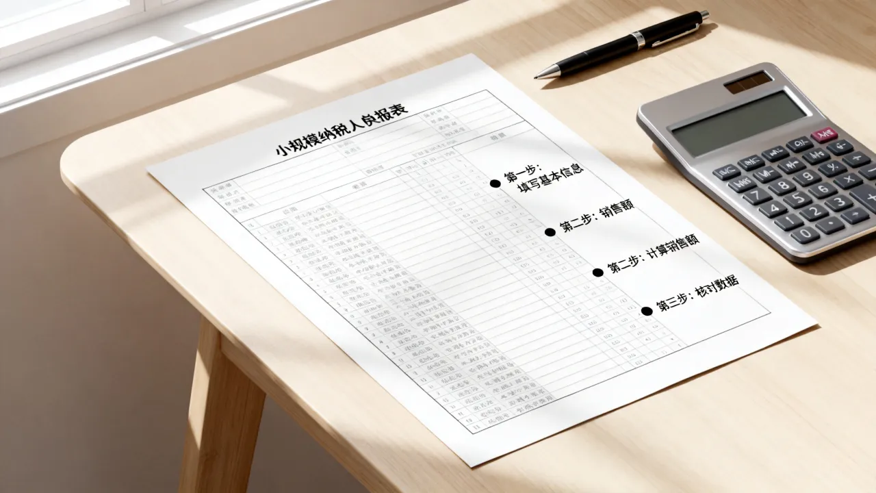 小规模申报表如何填写，小规模纳税人申报表填写步骤有哪些-图2
