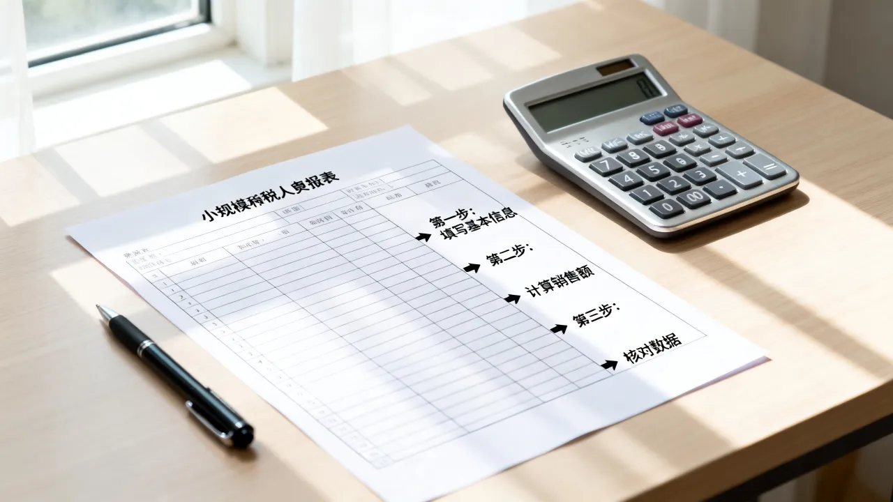 小规模申报表如何填写，小规模纳税人申报表填写步骤有哪些-图3