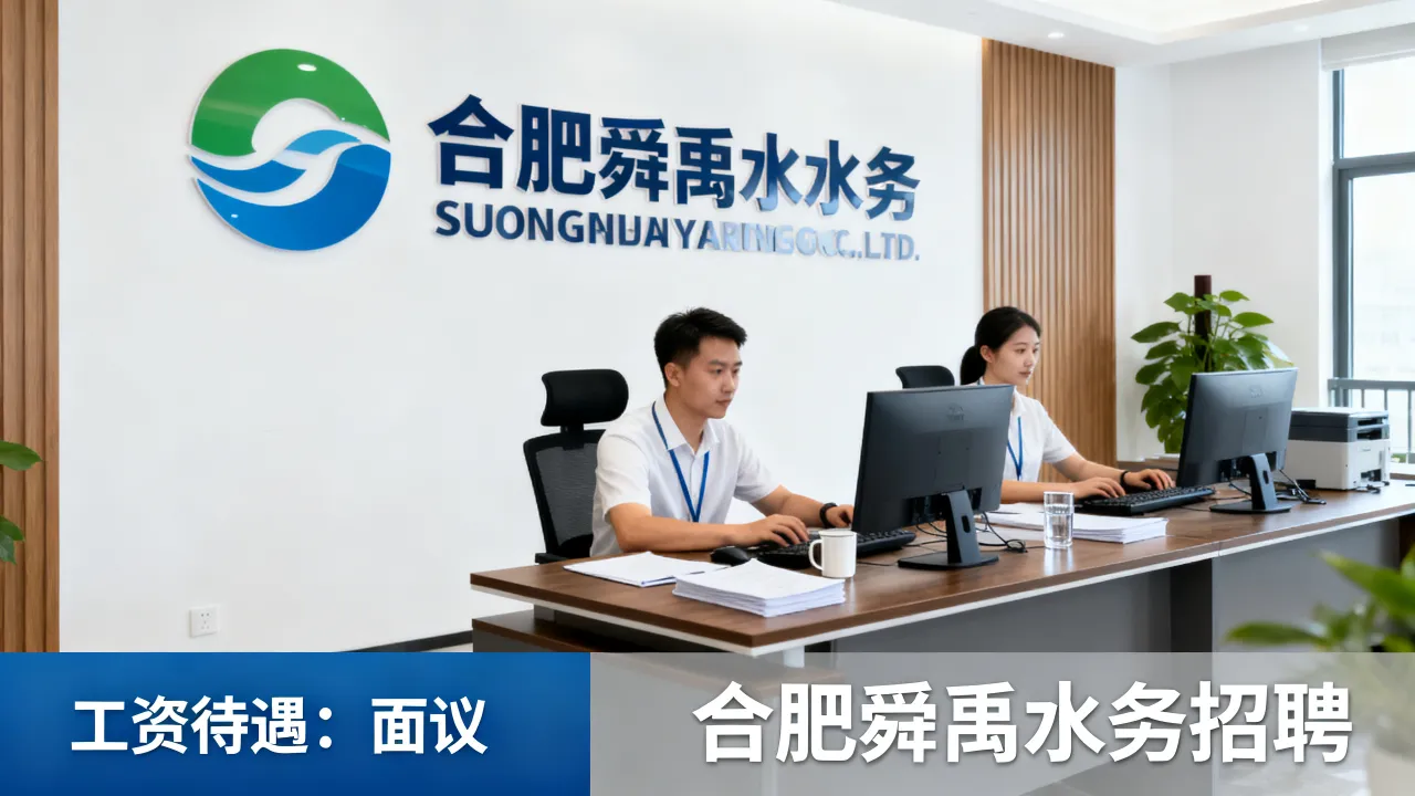 合肥舜禹水务招聘怎么样?,合肥舜禹水务招聘工资待遇如何-图1 合肥舜禹水务招聘怎么样?,合肥舜禹水务招聘工资待遇如何-图1