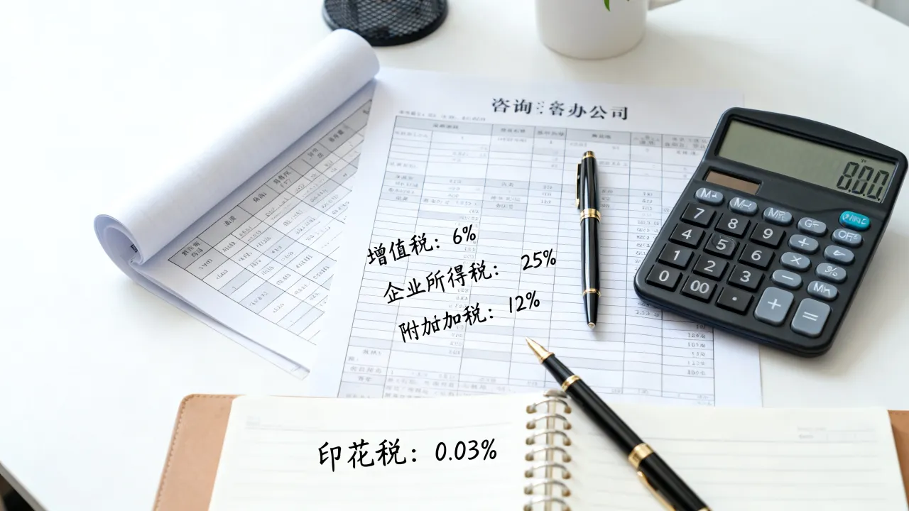 咨询公司如何缴税?咨询公司需要缴纳哪些税及税率是多少-图1 咨询公司如何缴税?咨询公司需要缴纳哪些税及税率是多少-图1