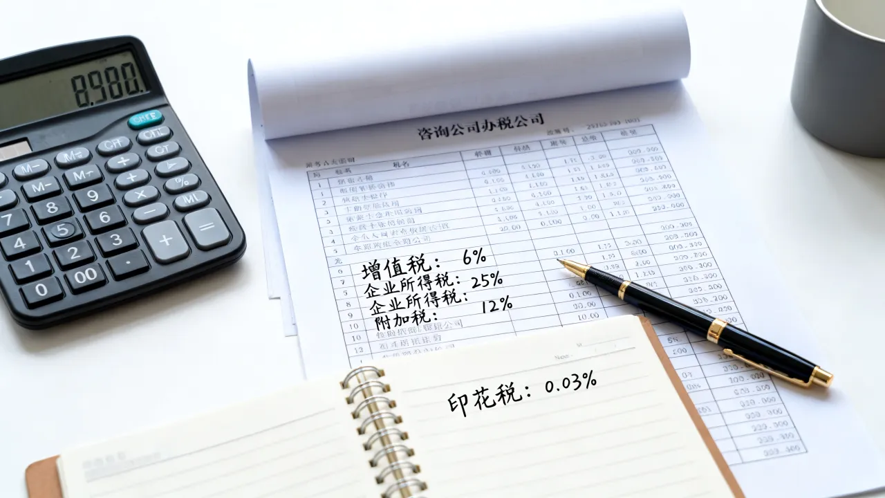 咨询公司如何缴税?咨询公司需要缴纳哪些税及税率是多少-图2 咨询公司如何缴税?咨询公司需要缴纳哪些税及税率是多少-图2