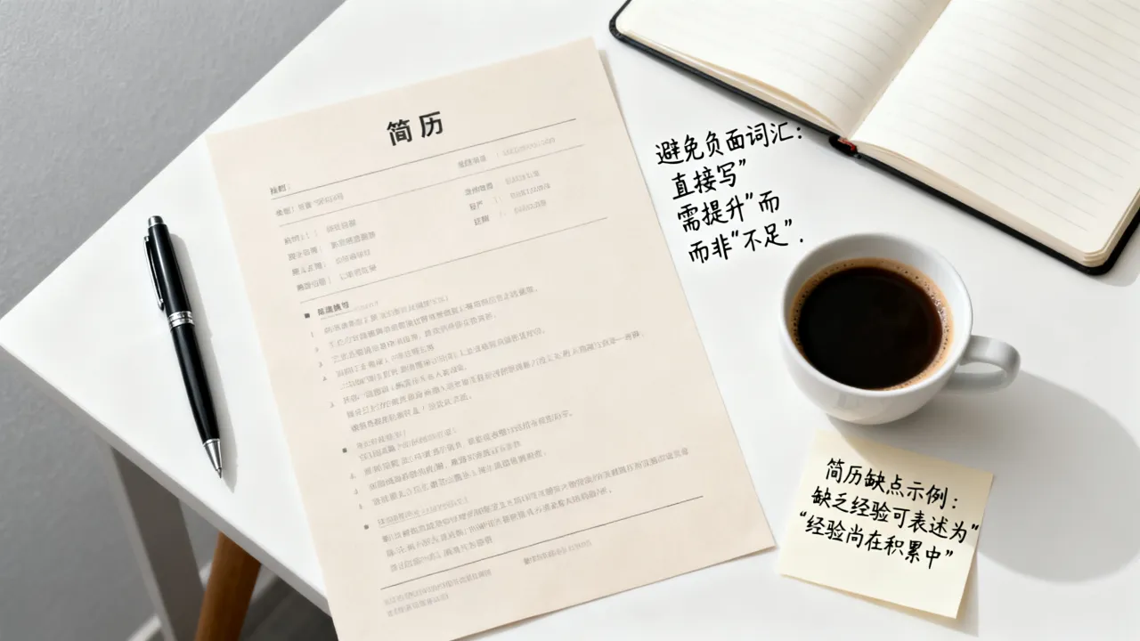 简历缺点和不足怎么写?简历缺点怎么写不扣分