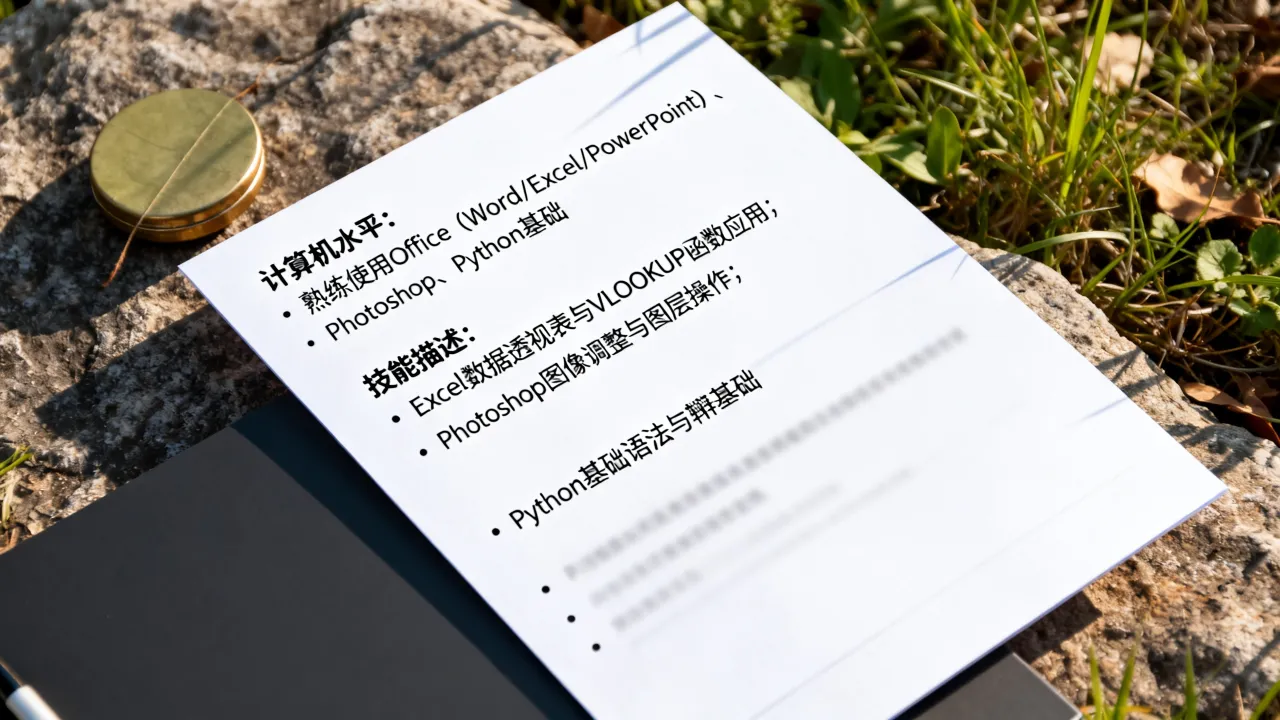 简历计算机水平怎么填,有哪些实用的填写技巧和范例?-图1 简历计算机水平怎么填,有哪些实用的填写技巧和范例?-图1