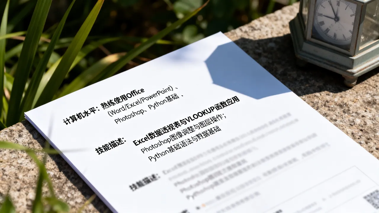 简历计算机水平怎么填,有哪些实用的填写技巧和范例?-图2 简历计算机水平怎么填,有哪些实用的填写技巧和范例?-图2