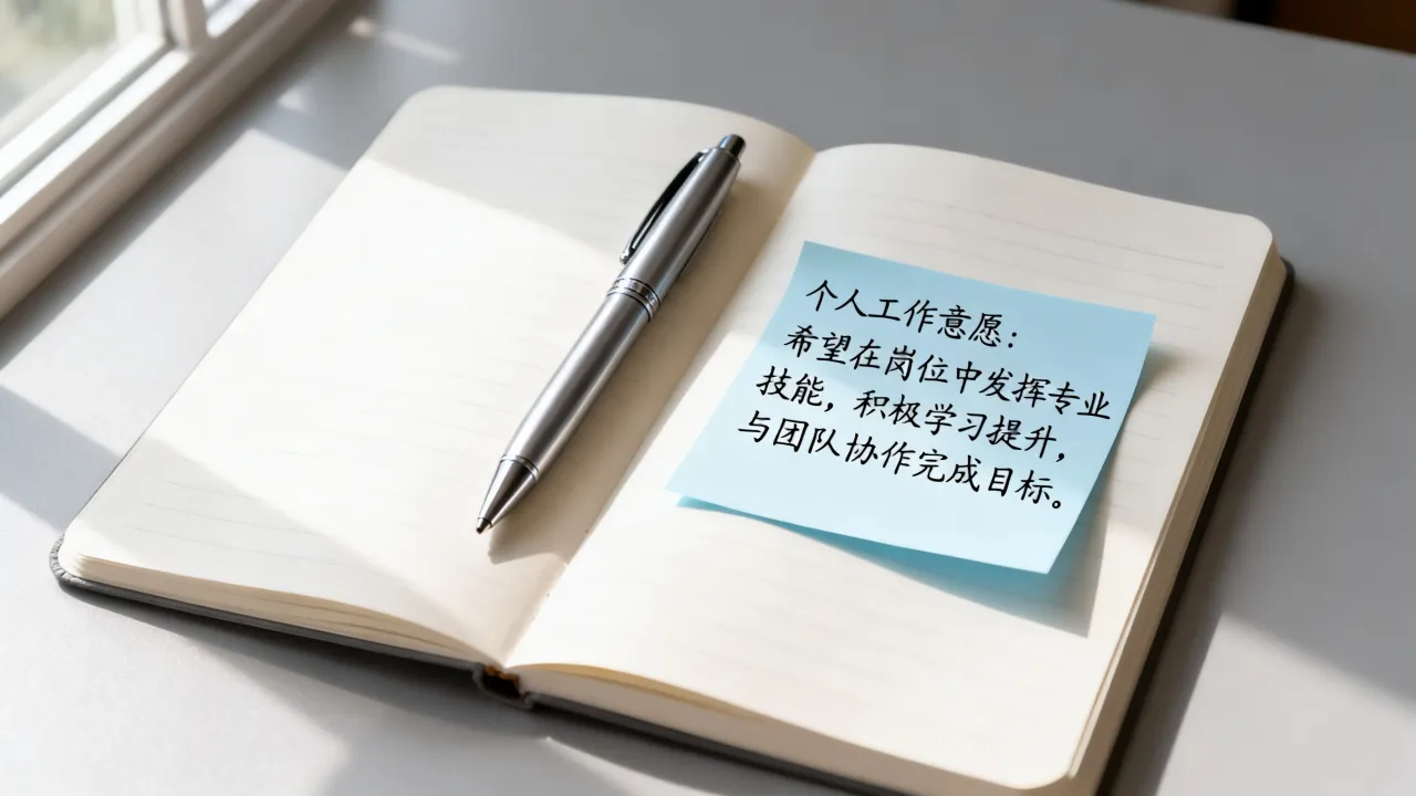 个人工作意愿怎么写?个人工作意愿简短范文模板-图2 个人工作意愿怎么写?个人工作意愿简短范文模板-图2