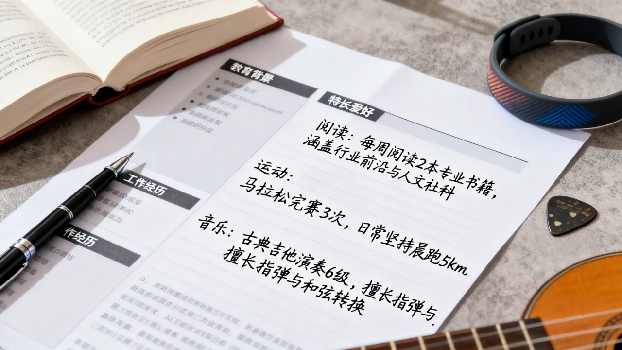 简历中特长爱好怎么写,简历中特长爱好怎么写才加分-图1 简历中特长爱好怎么写,简历中特长爱好怎么写才加分-图1