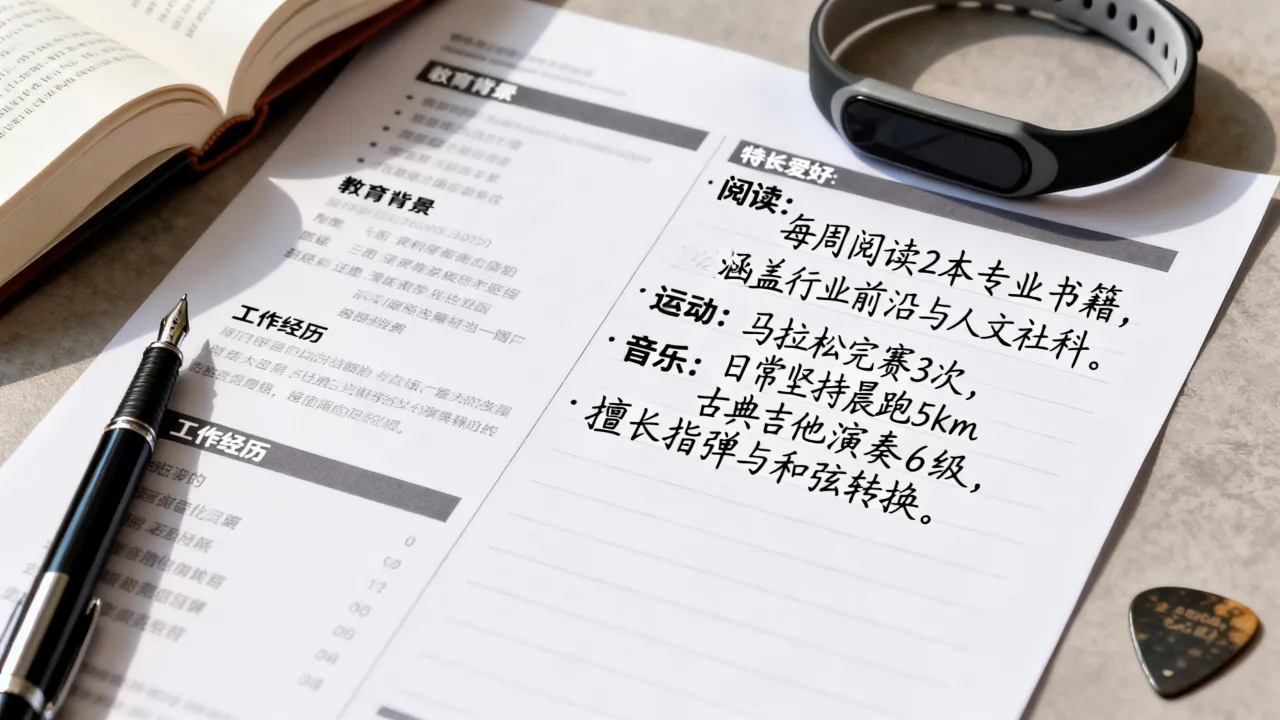 简历中特长爱好怎么写,简历中特长爱好怎么写才加分-图3 简历中特长爱好怎么写,简历中特长爱好怎么写才加分-图3