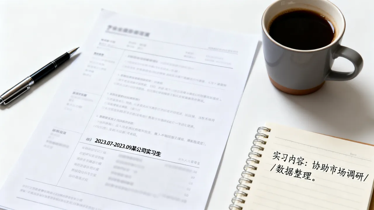 简历上实习经历怎么写,应届生实习经历太少怎么写才能让HR眼前一亮-图1 简历上实习经历怎么写,应届生实习经历太少怎么写才能让HR眼前一亮-图1
