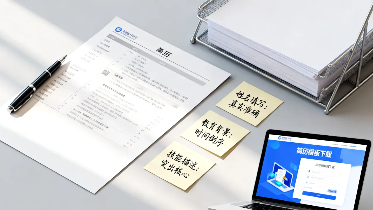 个人简历怎么填写模板?简历填写有哪些注意事项和技巧-图1 个人简历怎么填写模板?简历填写有哪些注意事项和技巧-图1