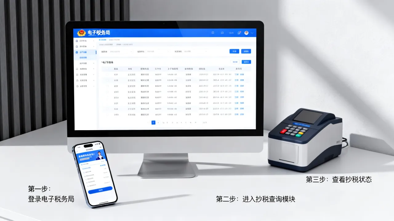 如何查询抄税成功，抄税成功在电子税务局哪里查询