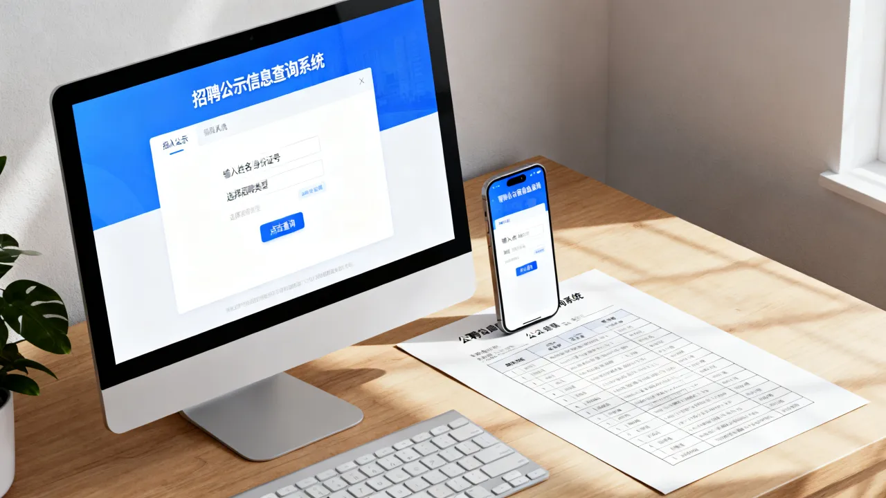 招聘公示信息查询系统怎么查询?招聘公示信息查询系统在哪查?-图1 招聘公示信息查询系统怎么查询?招聘公示信息查询系统在哪查?-图1