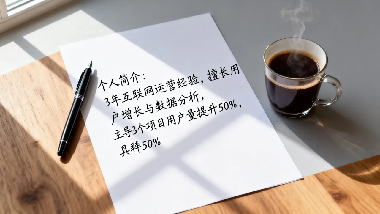 简历中自我介绍怎么写,简历自我介绍怎么写简短有力-图1 简历中自我介绍怎么写,简历自我介绍怎么写简短有力-图1