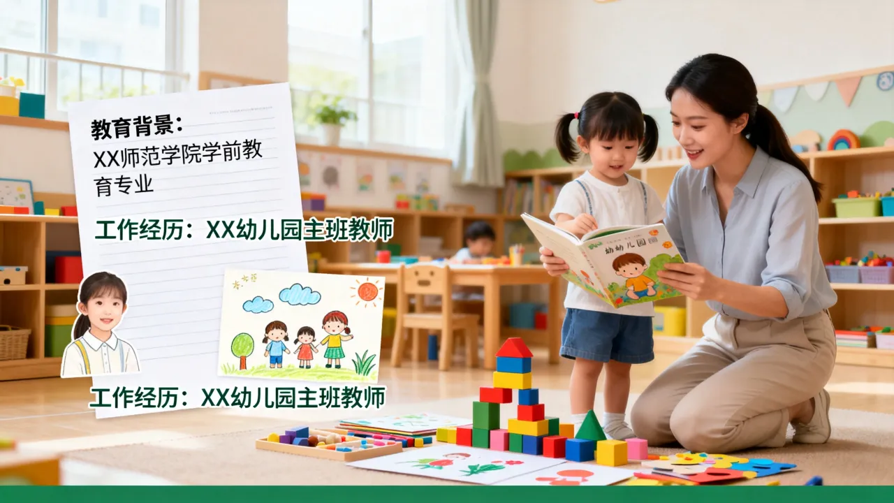 幼儿园教师简历怎么写?,幼师简历自我评价怎么写-图3 幼儿园教师简历怎么写?,幼师简历自我评价怎么写-图3