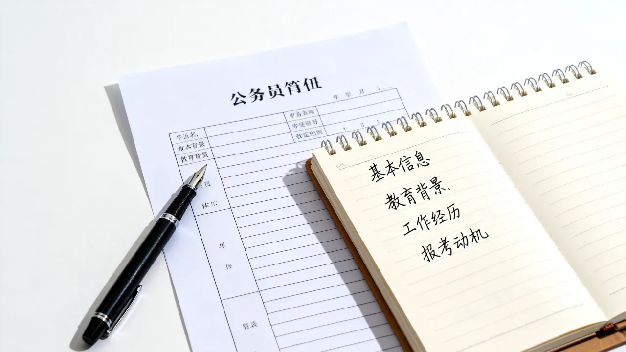 公务员个人简历怎么写，公务员考试个人简历需要写哪些内容-图2