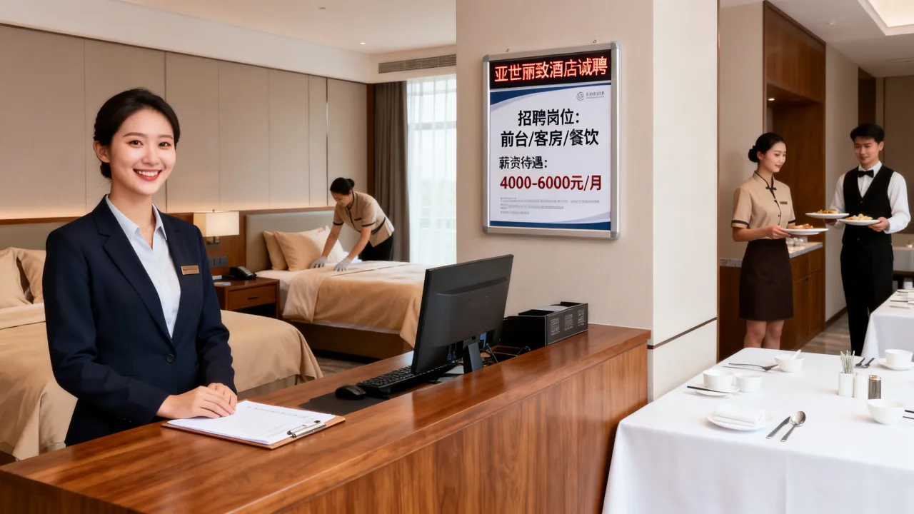 亚世丽致酒店招聘是真的吗，亚世丽致酒店招聘信息及待遇怎么样-图1