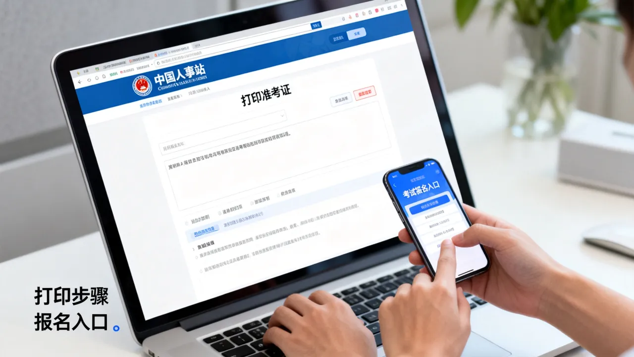 中国人事网怎么打印准考证,考试报名入口在哪里?-图2 中国人事网怎么打印准考证,考试报名入口在哪里?-图2