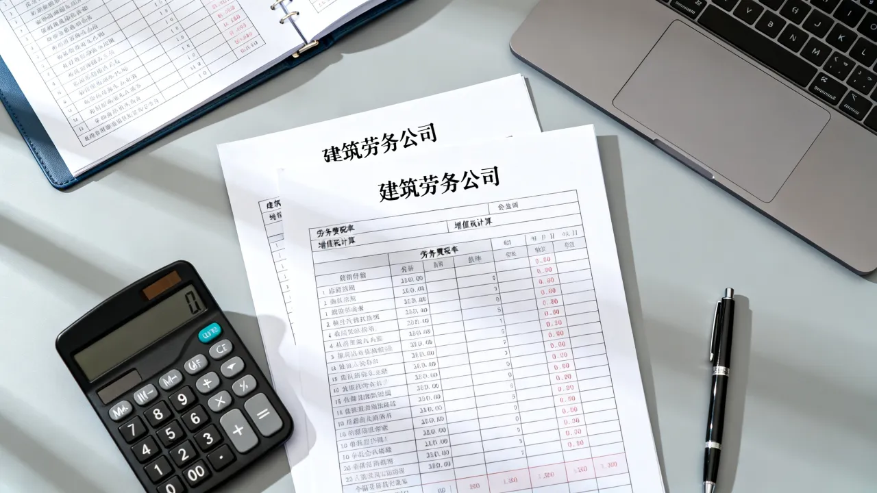 建筑劳务公司如何交税？劳务费税率是多少，怎么计算申报增值税？