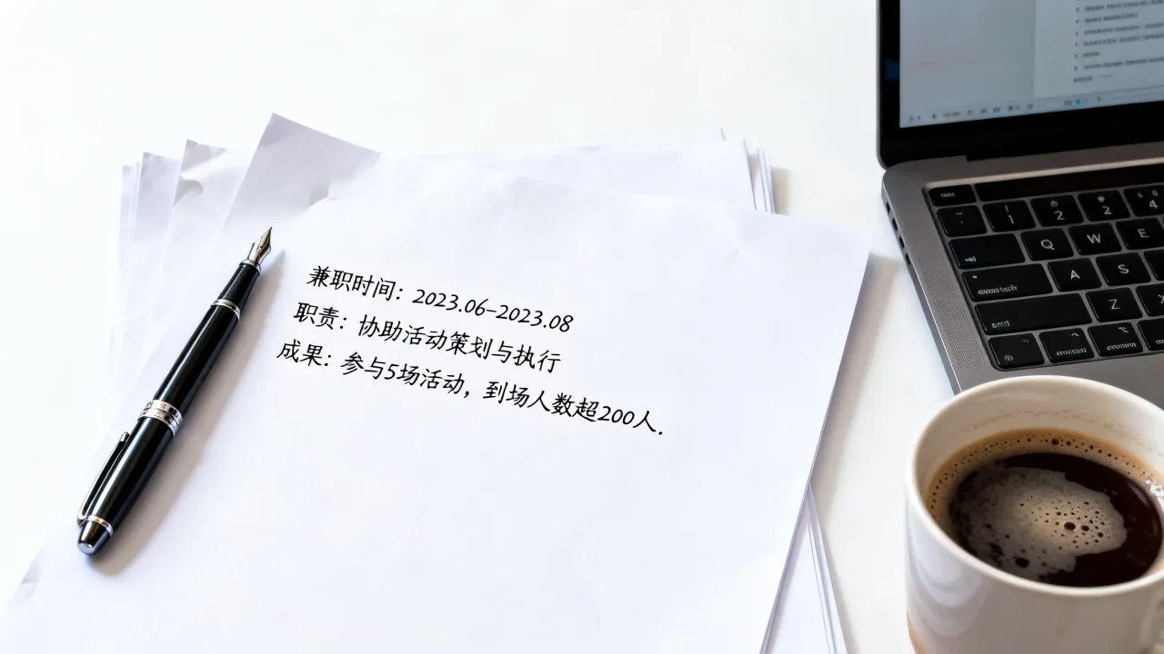 简历中兼职经历怎么写 简历兼职经历怎么写才加分-图1 简历中兼职经历怎么写 简历兼职经历怎么写才加分-图1