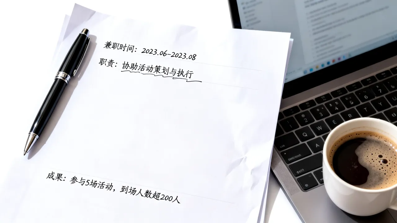 简历中兼职经历怎么写 简历兼职经历怎么写才加分-图2 简历中兼职经历怎么写 简历兼职经历怎么写才加分-图2