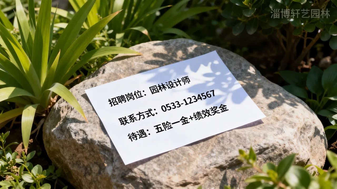 淄博轩艺园林招聘信息在哪看?淄博轩艺园林招聘待遇怎么样?-图1 淄博轩艺园林招聘信息在哪看?淄博轩艺园林招聘待遇怎么样?-图1