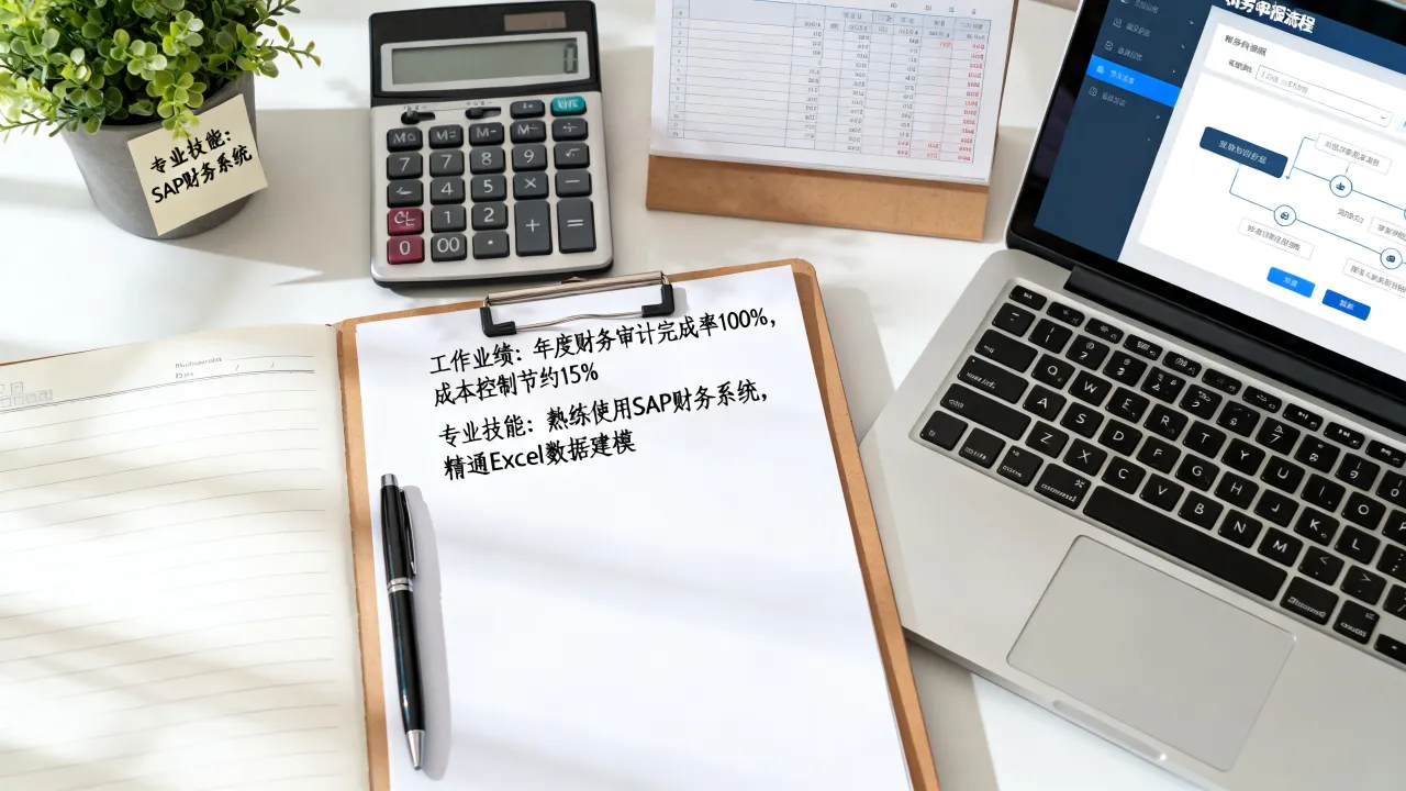 会计的个人简历怎么写,如何突出工作业绩和专业技能?-图2 会计的个人简历怎么写,如何突出工作业绩和专业技能?-图2