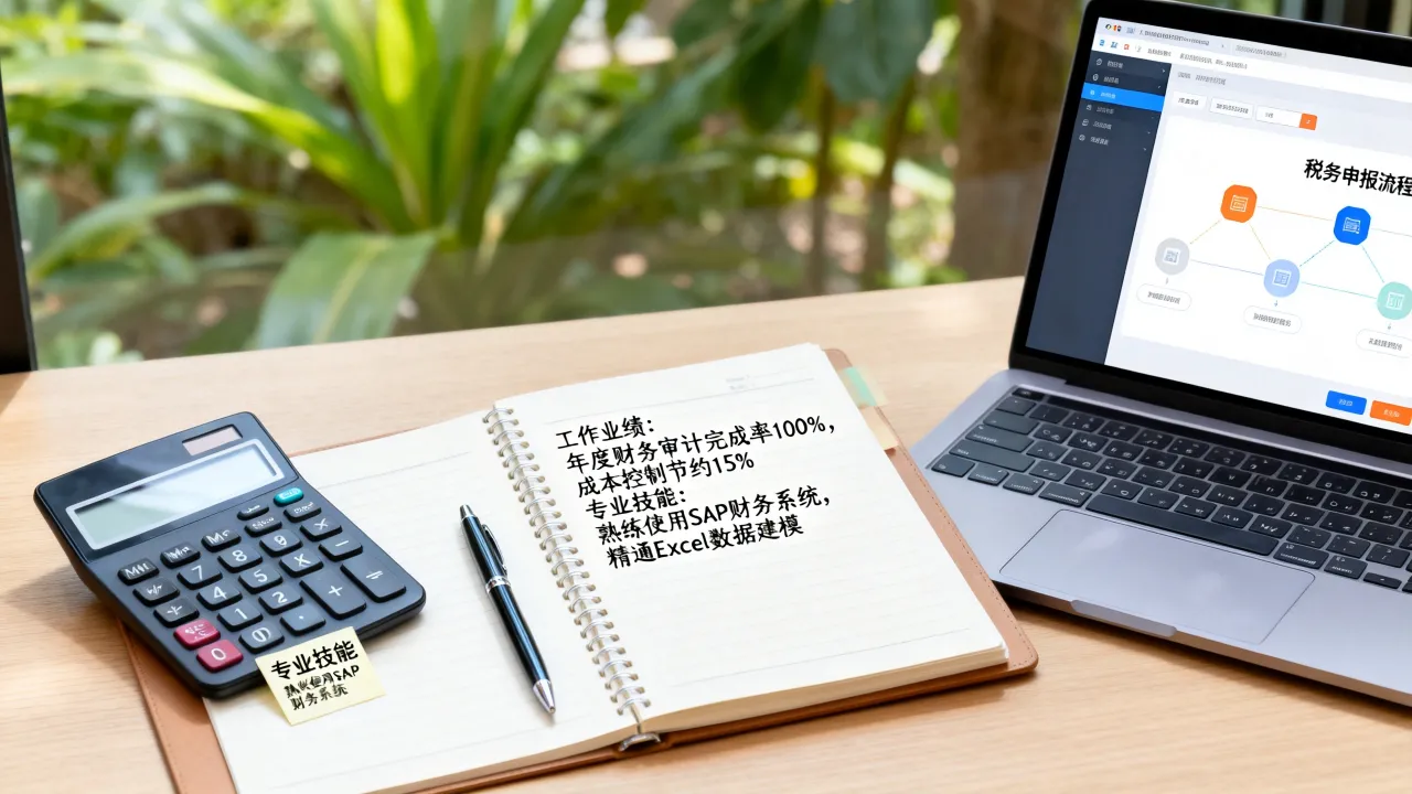会计的个人简历怎么写,如何突出工作业绩和专业技能?-图3 会计的个人简历怎么写,如何突出工作业绩和专业技能?-图3