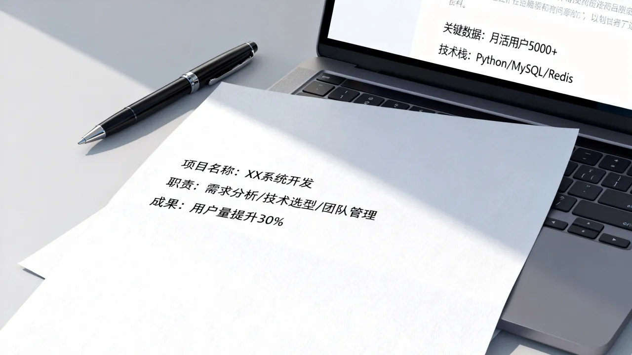 简历中的项目描述怎么写,如何更突出项目亮点-图1 简历中的项目描述怎么写,如何更突出项目亮点-图1