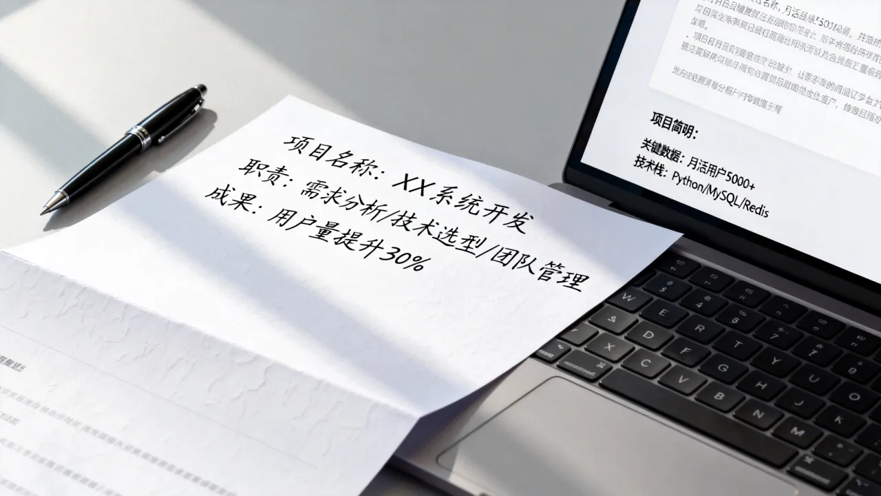 简历中的项目描述怎么写,如何更突出项目亮点-图2 简历中的项目描述怎么写,如何更突出项目亮点-图2