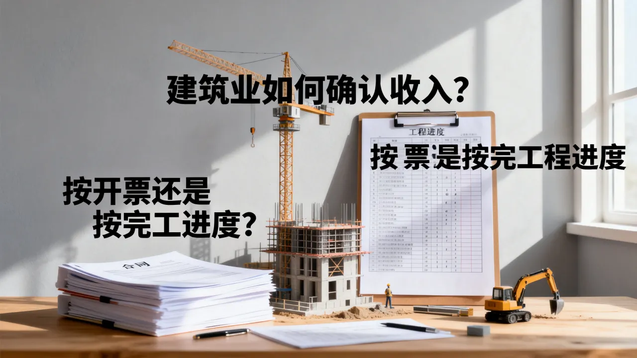 建筑业如何确认收入？建筑业收入确认按开票还是按完工进度？-图2