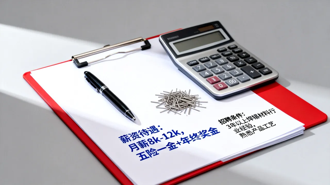 东莞焊锡材料企业招聘条件是什么,薪资待遇怎么样-图2 东莞焊锡材料企业招聘条件是什么,薪资待遇怎么样-图2