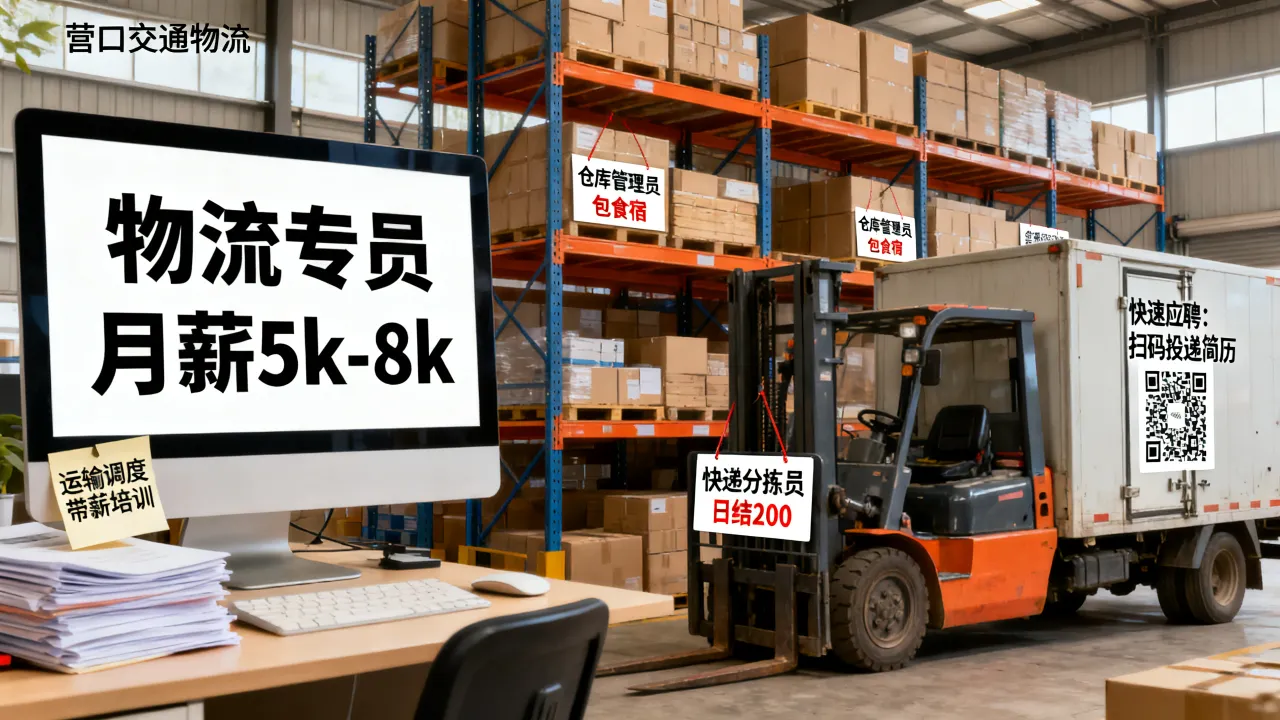 营口交通物流招聘哪些职位待遇好?,如何快速应聘-图2 营口交通物流招聘哪些职位待遇好?,如何快速应聘-图2