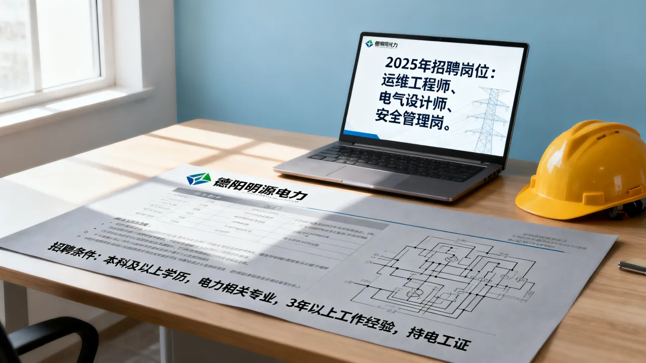 德阳明源电力招聘2025年岗位有哪些,德阳明源电力招聘条件要求是什么