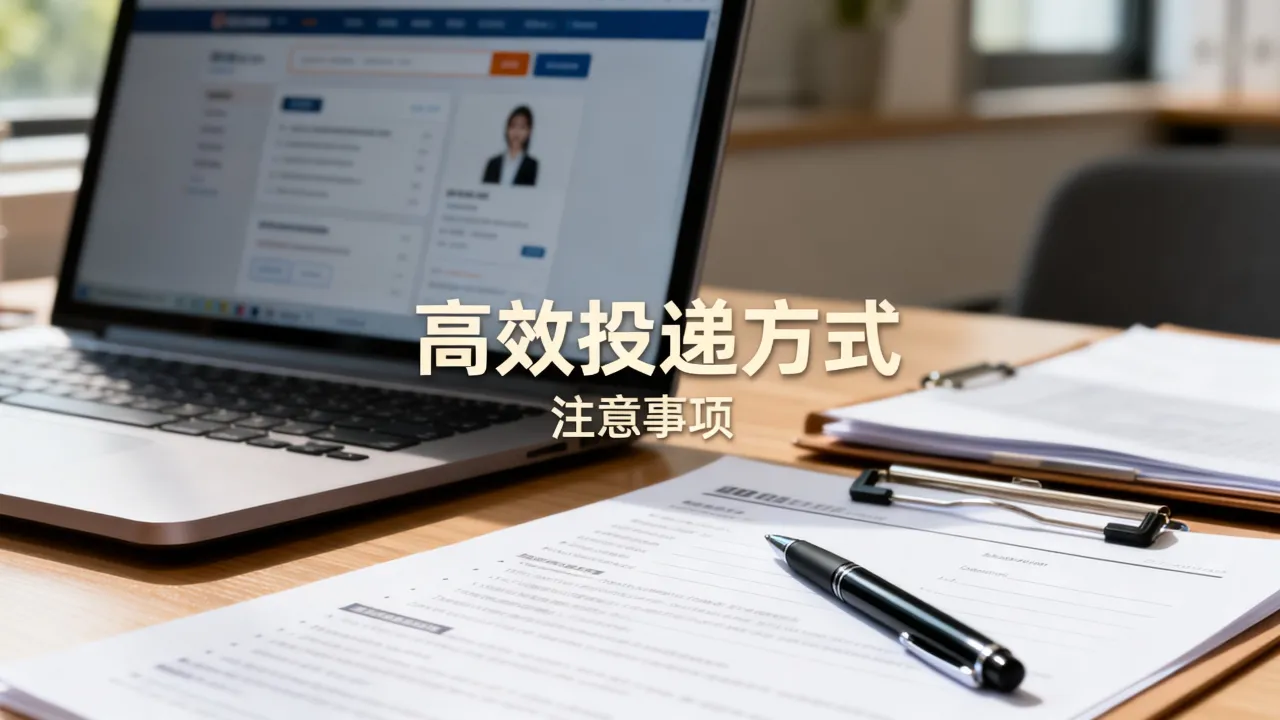 求职怎么投简历,有哪些高效投递方式和注意事项?