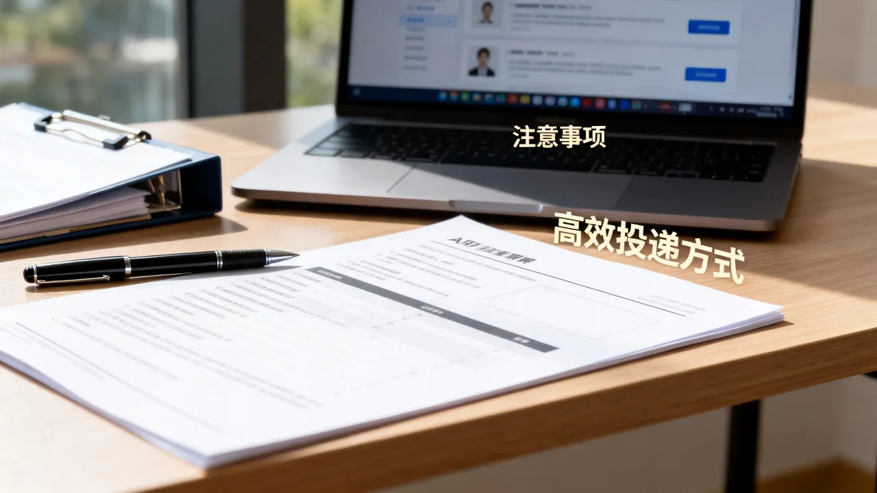 求职怎么投简历,有哪些高效投递方式和注意事项?-图2 求职怎么投简历,有哪些高效投递方式和注意事项?-图2