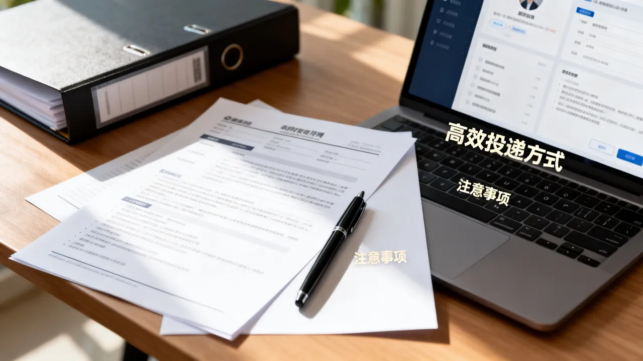 求职怎么投简历,有哪些高效投递方式和注意事项?-图3 求职怎么投简历,有哪些高效投递方式和注意事项?-图3