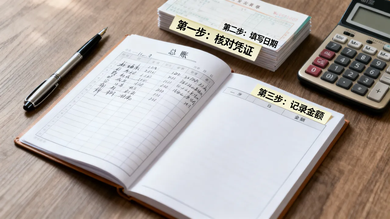 总账怎么登记及范本,总账登记的具体步骤有哪些