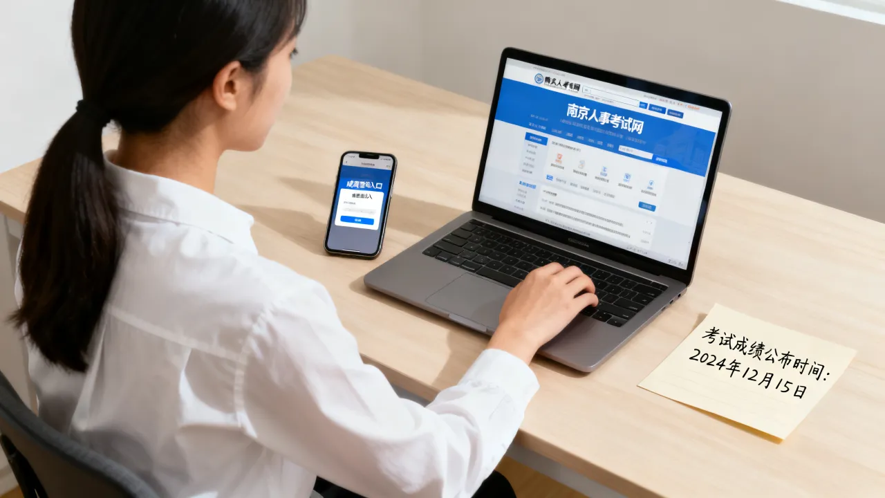 南京人事考试网成绩查询怎么查，考试成绩何时公布？-图3
