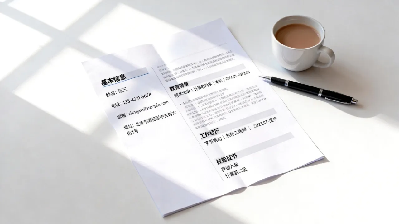 个人主要简历怎么写？如何优化个人简历内容提升求职成功率？