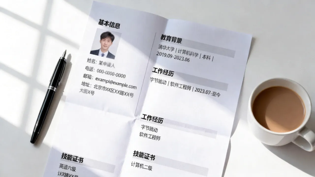 个人主要简历怎么写?如何优化个人简历内容提升求职成功率?-图2 个人主要简历怎么写?如何优化个人简历内容提升求职成功率?-图2